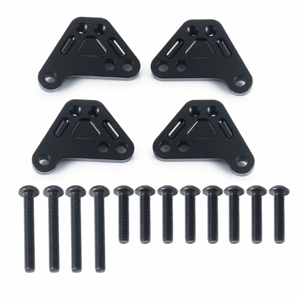 4pcs RC Shock Towers Heighten Mount for for Traxxas for MAXX2.0 1/10 RC Car Aluminum Alloy RC Front Rear Shock Tower