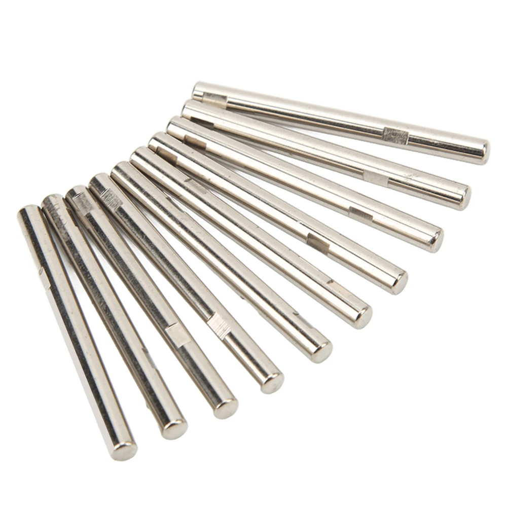 10pcs RC Motor Shaft 4mm Stainless Steel Replacement RC Brushless Motor Shaft for RC Car Boat Airplane