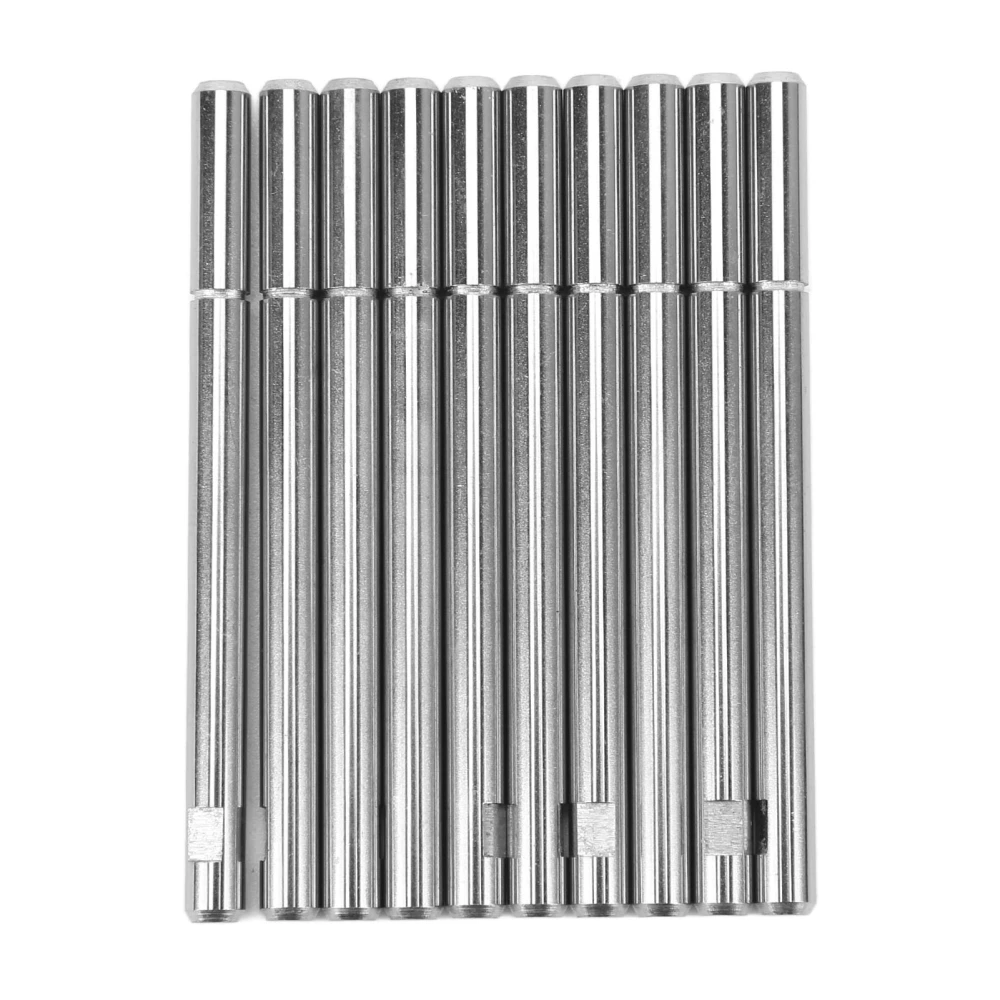 10pcs RC Motor Shaft 4mm Replacement Stainless Steel RC Motor Shaft RC Model Accessory for Model Airplanes RC Cars Boats