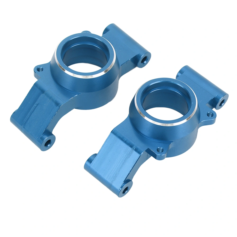 1 Pair RC Rear Hub Carrier Portable Flexible CNC Aluminum Alloy Rear Stub Axle Carrier Replacement for TRAXXAS 1/5 Blue