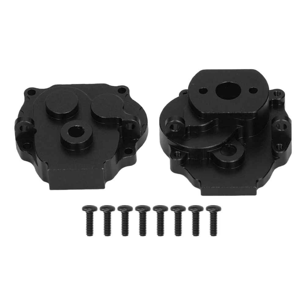 RC Gear Box Housing Aluminium Alloy Exquisite Sturdy Shock Resistance RC Crawler Gear Box Shell for Traxxas 1/18 TRX4M Black