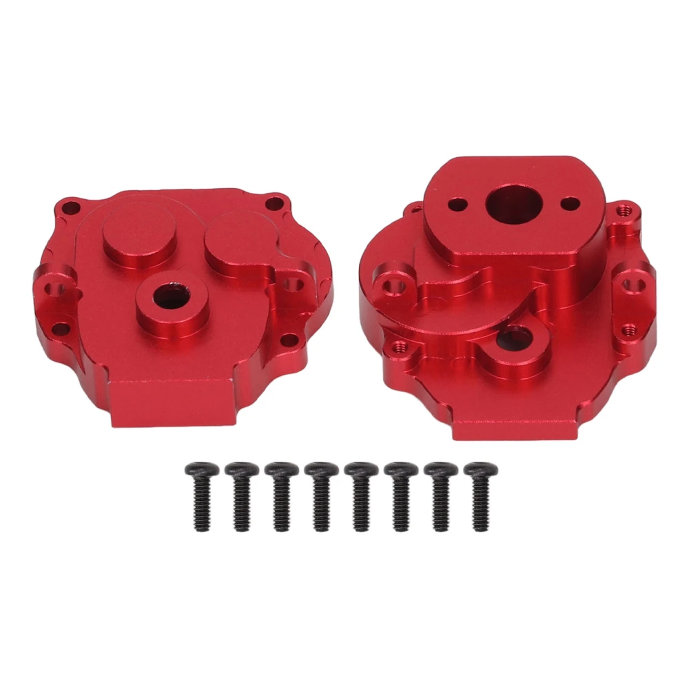 RC Gear Box Housing Aluminium Alloy Exquisite Sturdy Shock Resistance RC Crawler Gear Box Shell for Traxxas 1/18 TRX4M Red