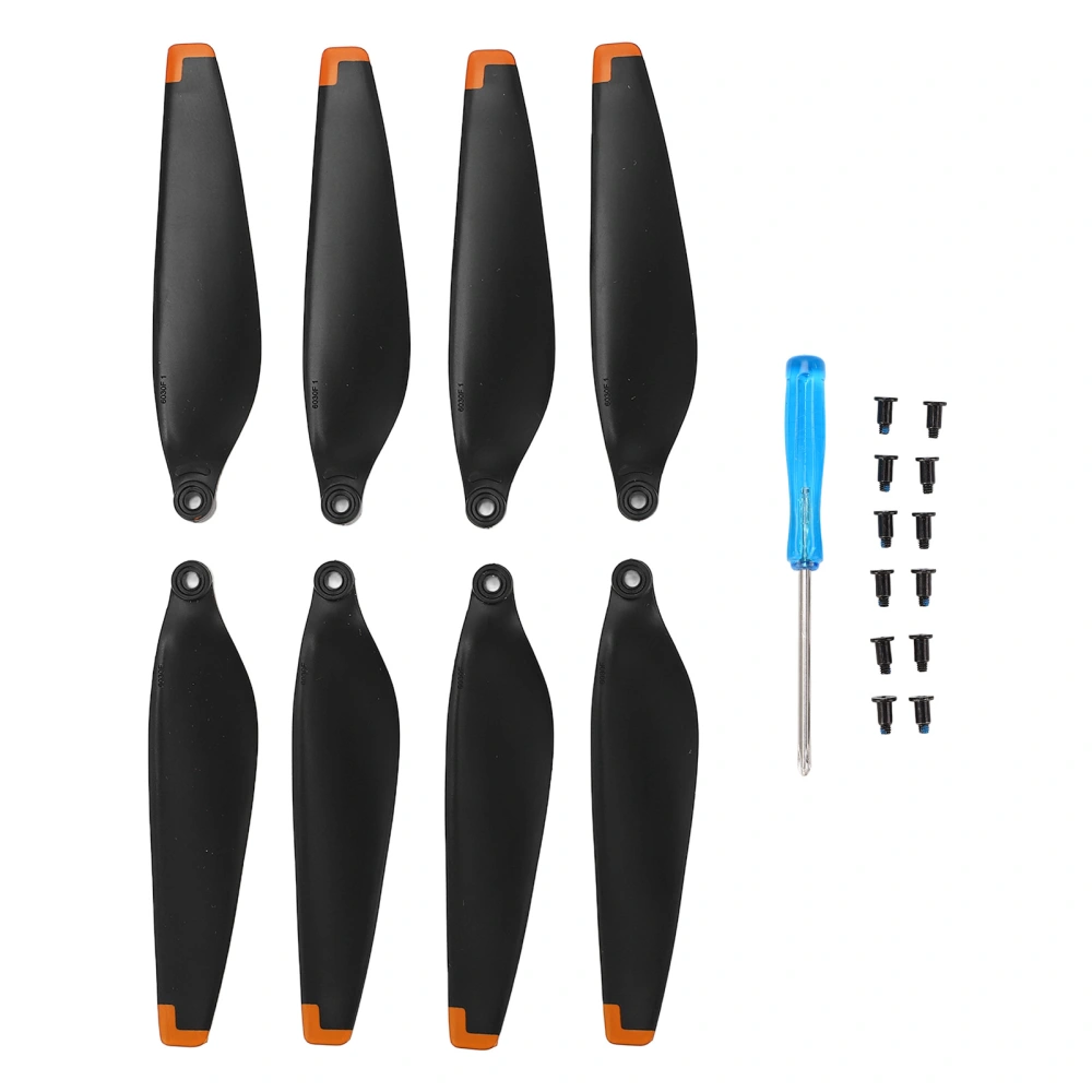 Drone Propellers for Mini 3 RC Drone Wing Blades Replacement Propellers Accessories Orange Edge