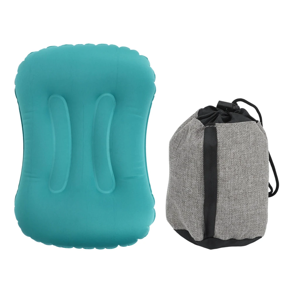 Inflatable Headrest TPU Portable Lumbar Pillow Folding Soft Blow Up Pillows for Outdoor Camping