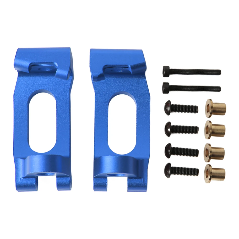 RC Front C Hub Carrier Upgrade Parts Aluminum Alloy Caster Block for TRAXXAS SLEDG 4 Wheel Drive 1/8 RC Car Blue