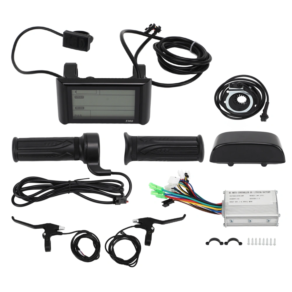 15A 36V 48V 250W Motor Controller S900 Display Kit Electric Bike Bicycle Motor Controller Kit