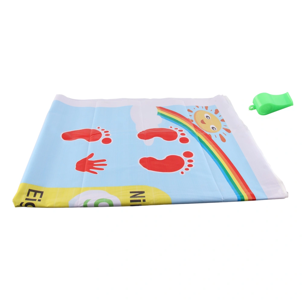 Crawling Mat Kids Crawl Game Carpet Waterproof Children Playing Cloth Rug for Home 2 Person 2.8x1.2m / 9.19x3.94ft