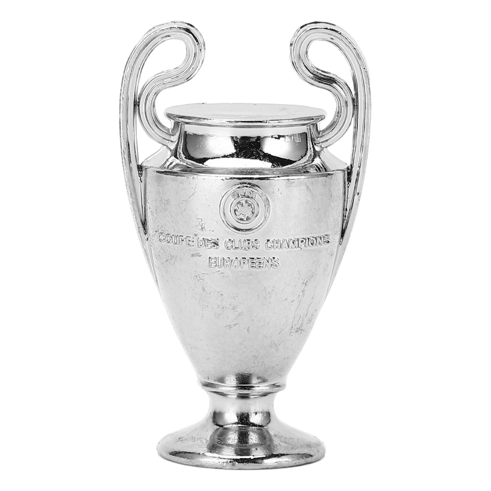 Mini Champions League Cup Metal Champions Trophy Ornament for Fans Home Bookshelf L