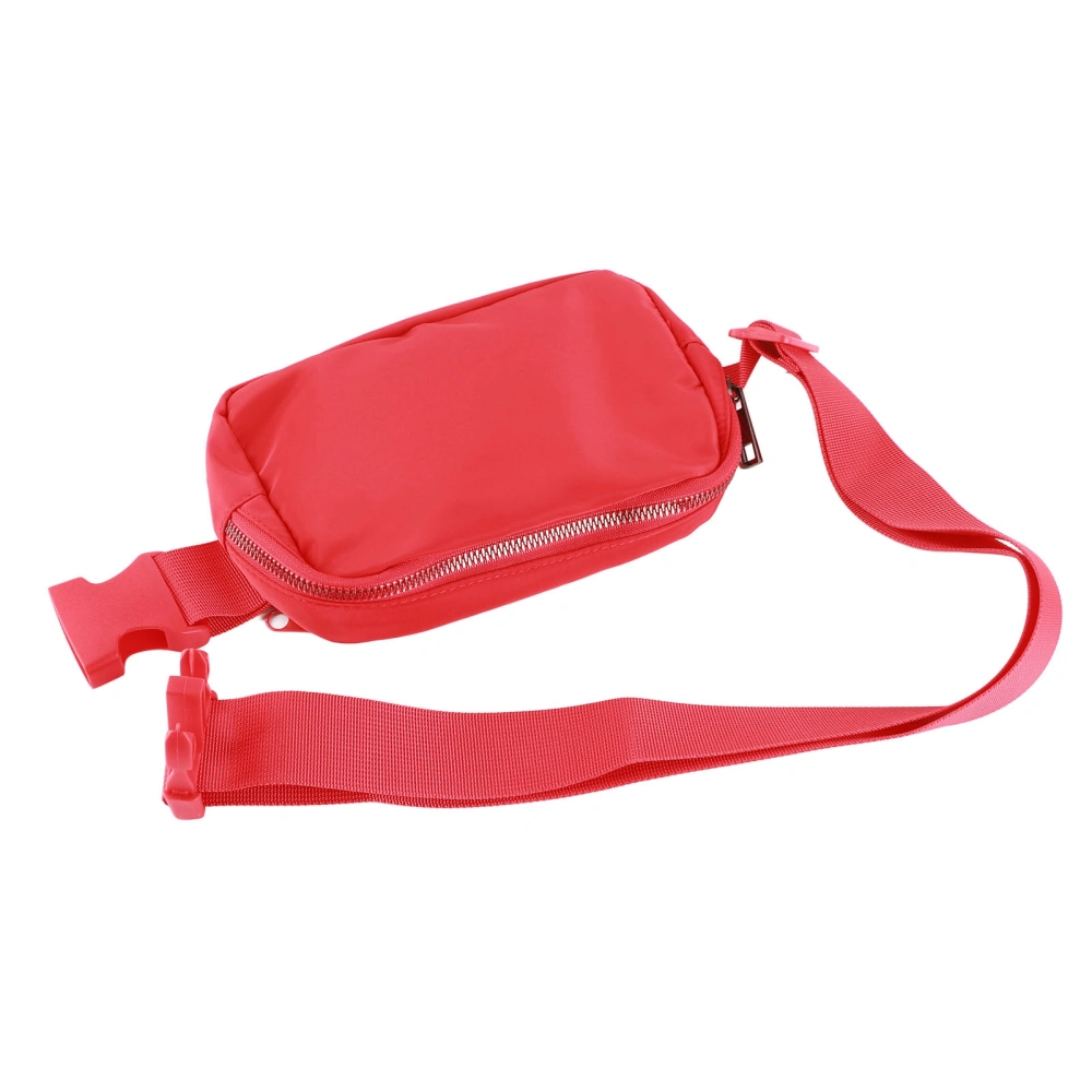 Women Fanny Pack Adjustable Belt Waist Bag Fashionable Waist Pack for Outdoor Running Hiking Large Big Red