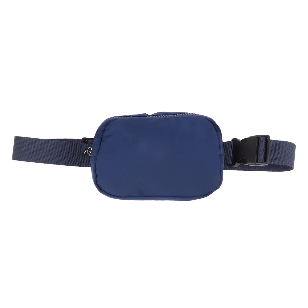 Women Fanny Pack Nylon Adjustable Portable Women Waist Bag Or Outdoor Hiking Shopping Sports Dark Blue