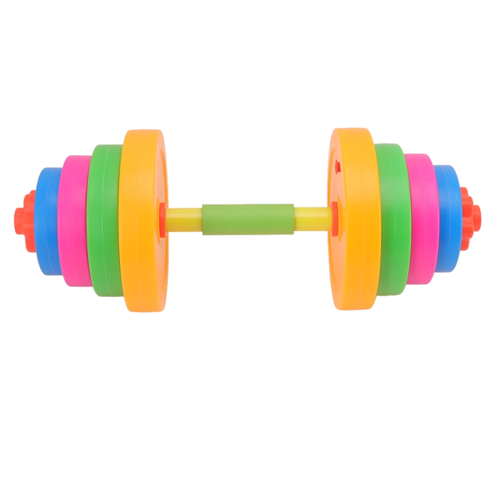 Adjustable Dumbbell Toy Plastic Fitness Weight Lifting Dumbbell for Kids Children 572C