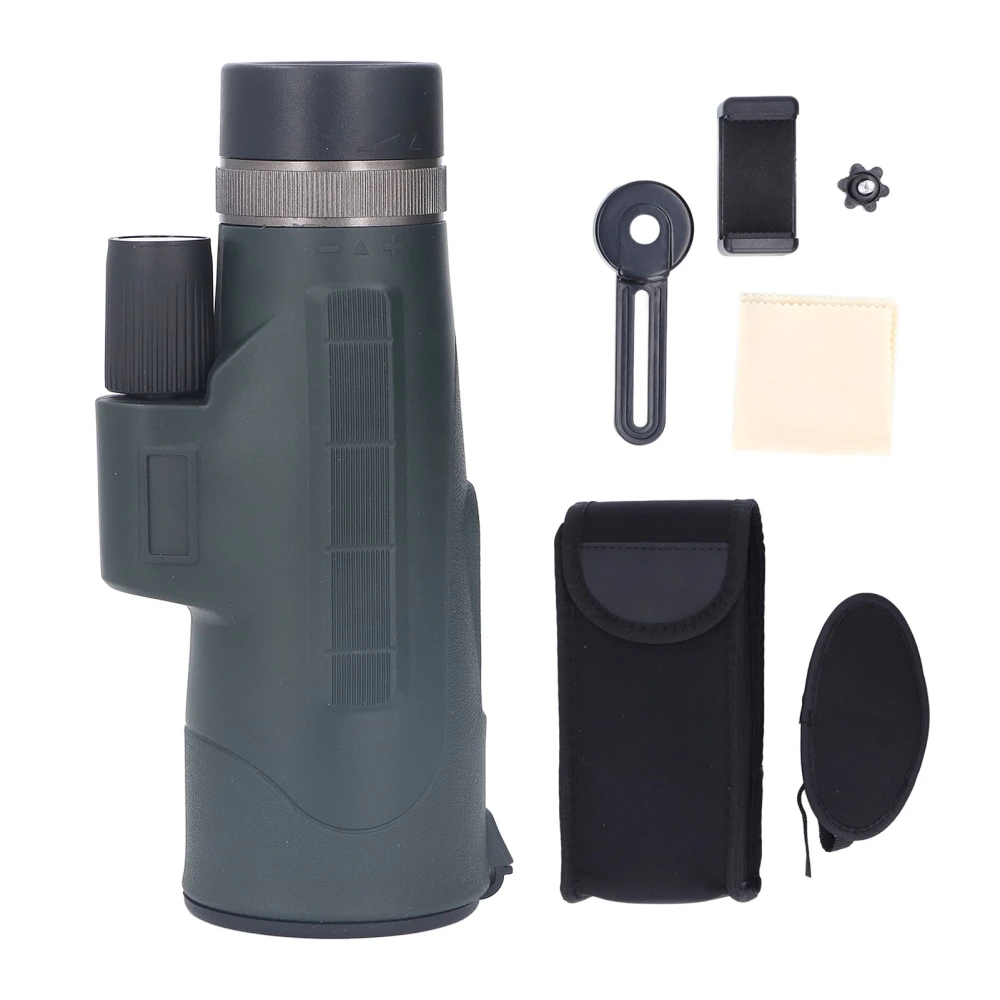 Monocular HD Optical 50mm Objective Lens Portable Handheld Telescope with Wrist Strap for Bird Watching Travel