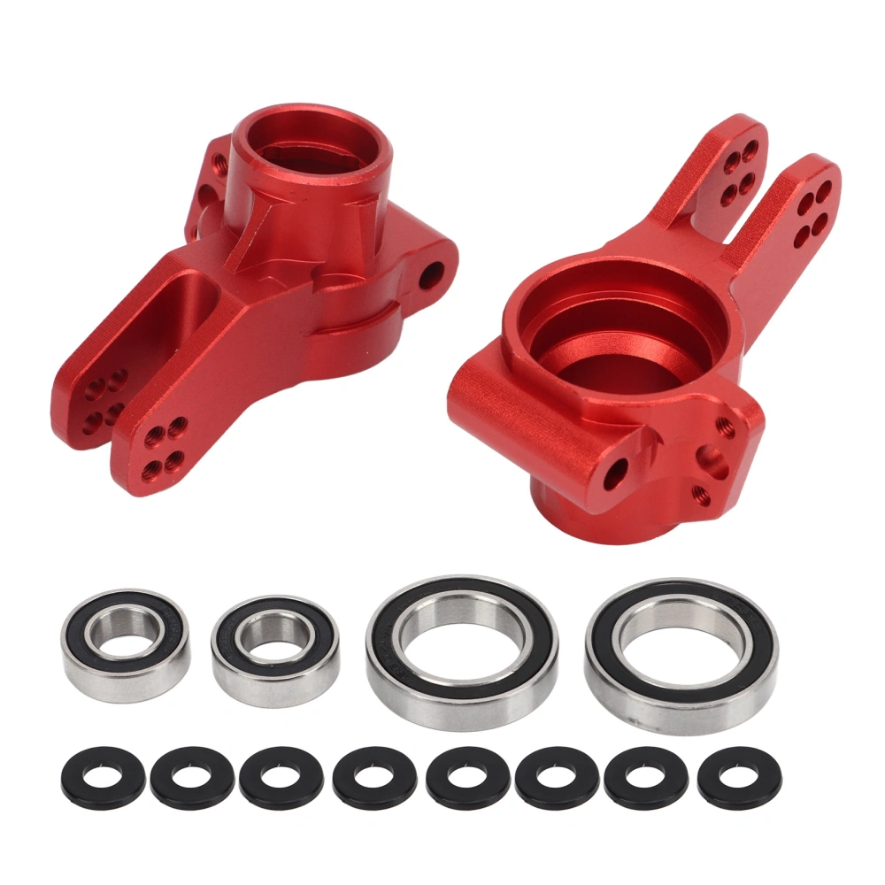 RC Rear Hub Carrier Aluminum Alloy RC Car Upgrade Parts for ARRMA 1/7 1/8 RC Cars Red