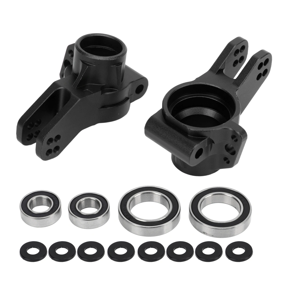 RC Rear Hub Carrier Aluminum Alloy RC Car Upgrade Parts for ARRMA 1/7 1/8 RC Cars Black