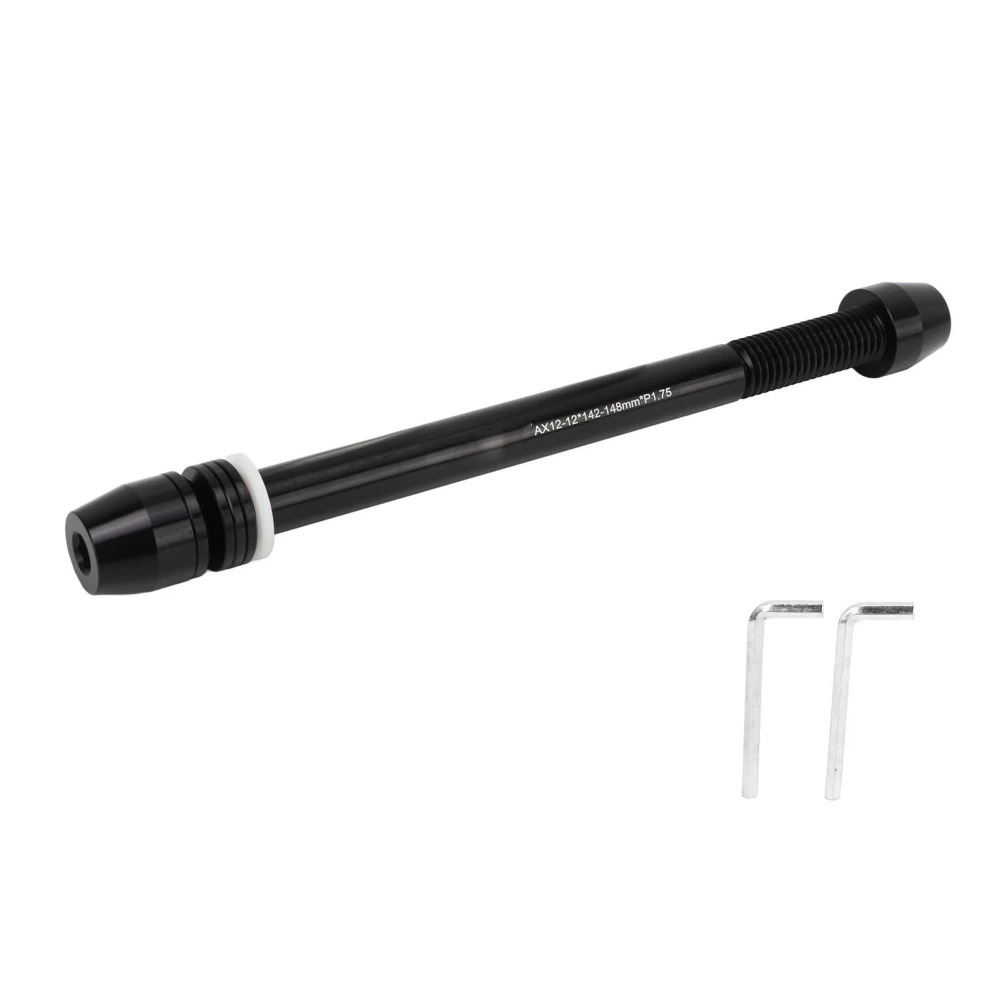 Bike Trainer Shaft Aluminum Alloy High Strength Bike Trainer Axle for M12x142 to M12x148mm Hub