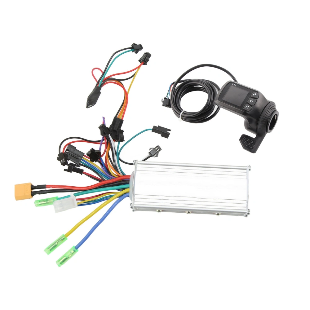 Electric Bike Brushless Controller GZ3 LCD Display 2 in 1 48/60V 500W Scooter Controller Set for 22.5mm Diameter Handlebar