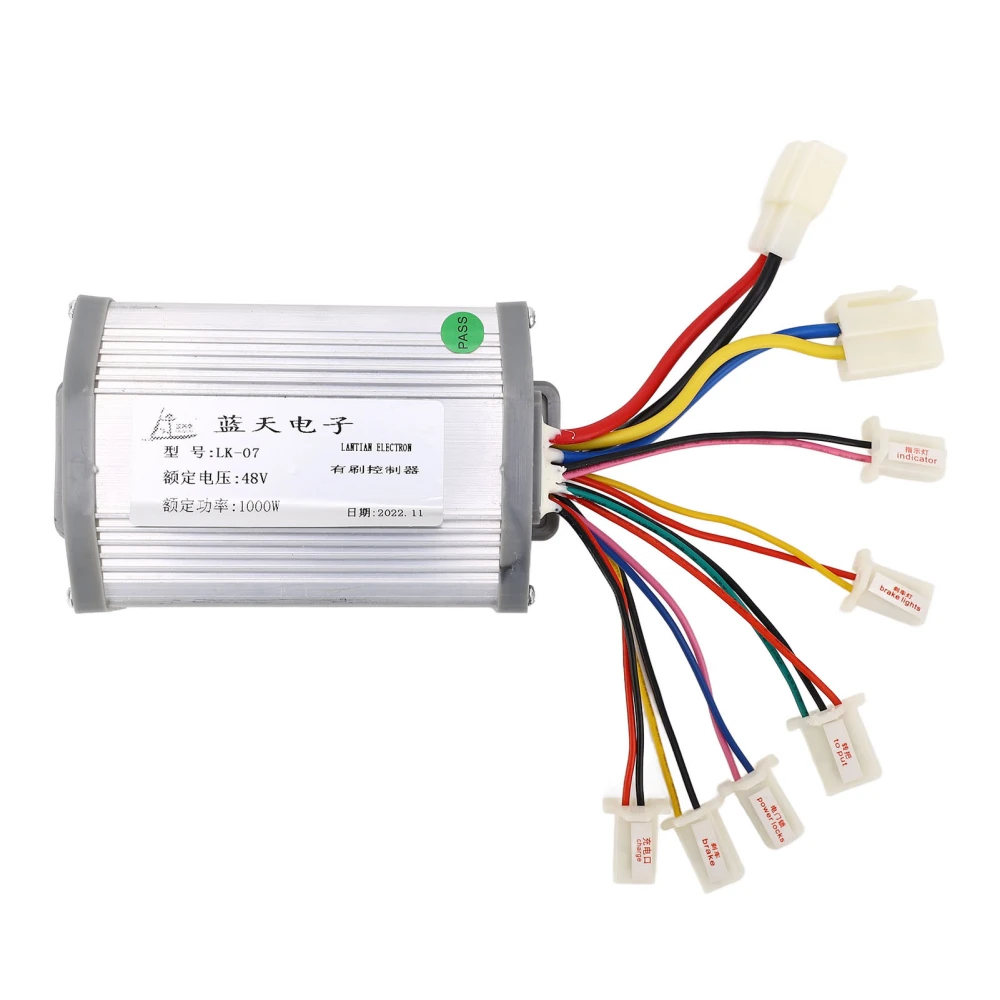 1000W 48V Brush Motor Speed Controller For Electric Bike Scooter Conversion Brushed Motor Controller