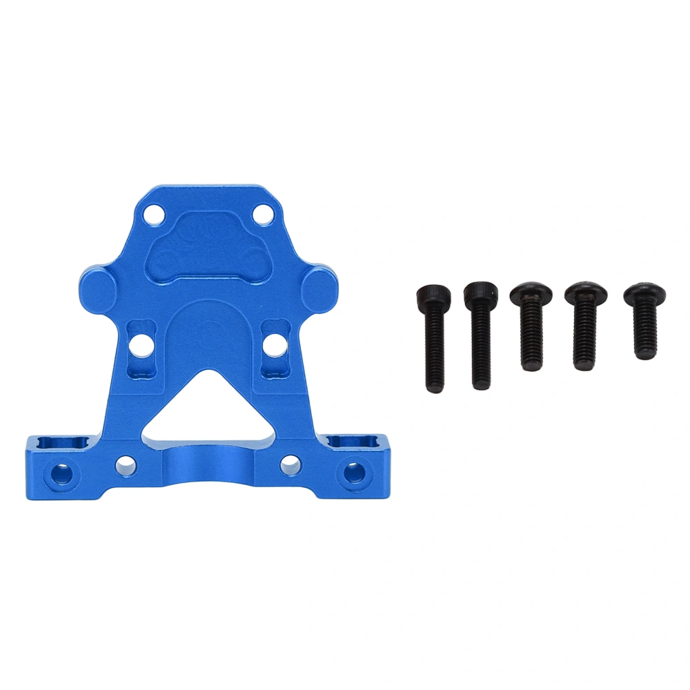 RC Rear Body Posts Aluminium Alloy Hollow Out Metal Body Mounts for Traxxas 1/16 RC Car Parts with Screws Blue