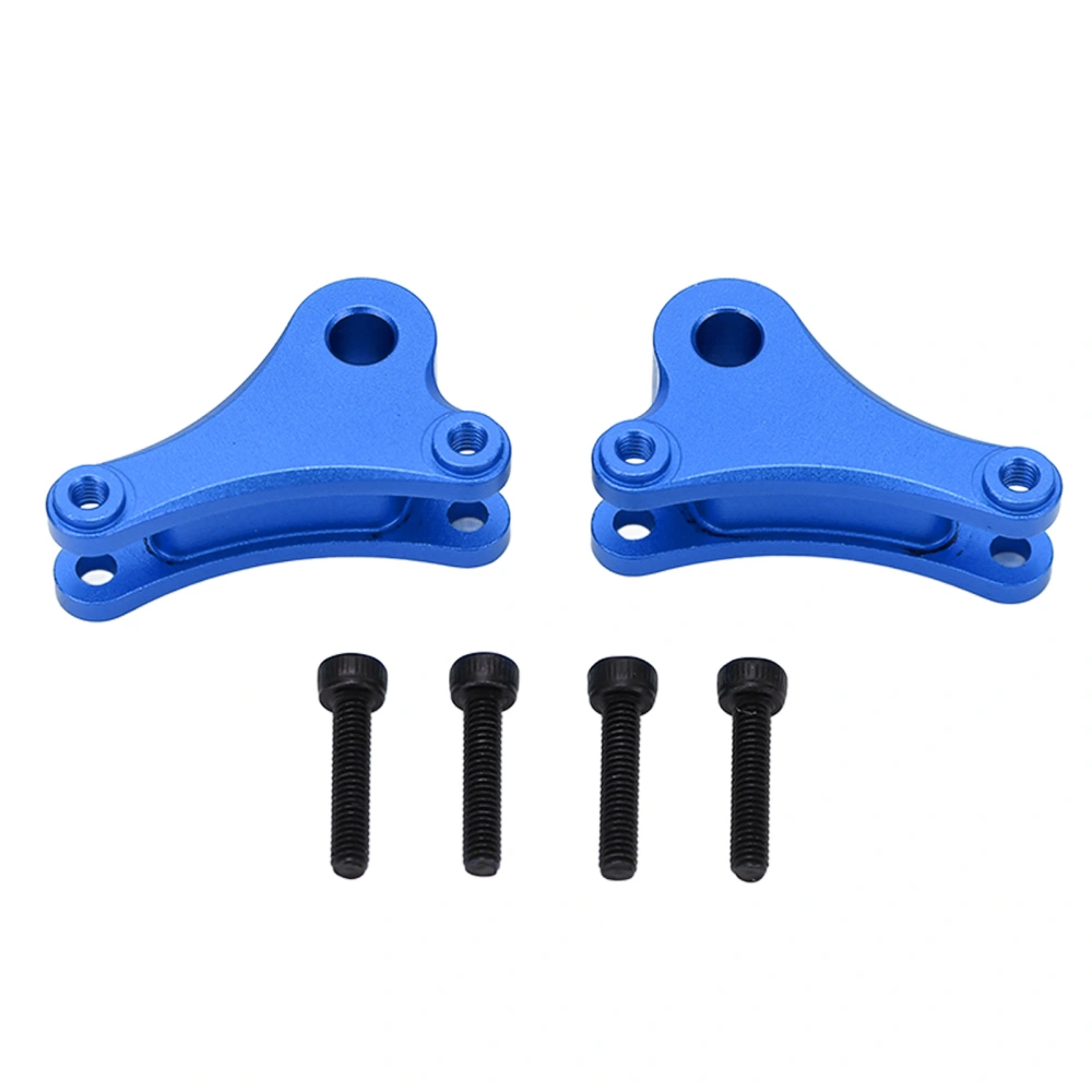 1 Pair Aluminum Alloy Front Rocker Arm Replacement Upgrade Parts Fit for Traxxas E Revo VXL 1/16 RC Car Blue