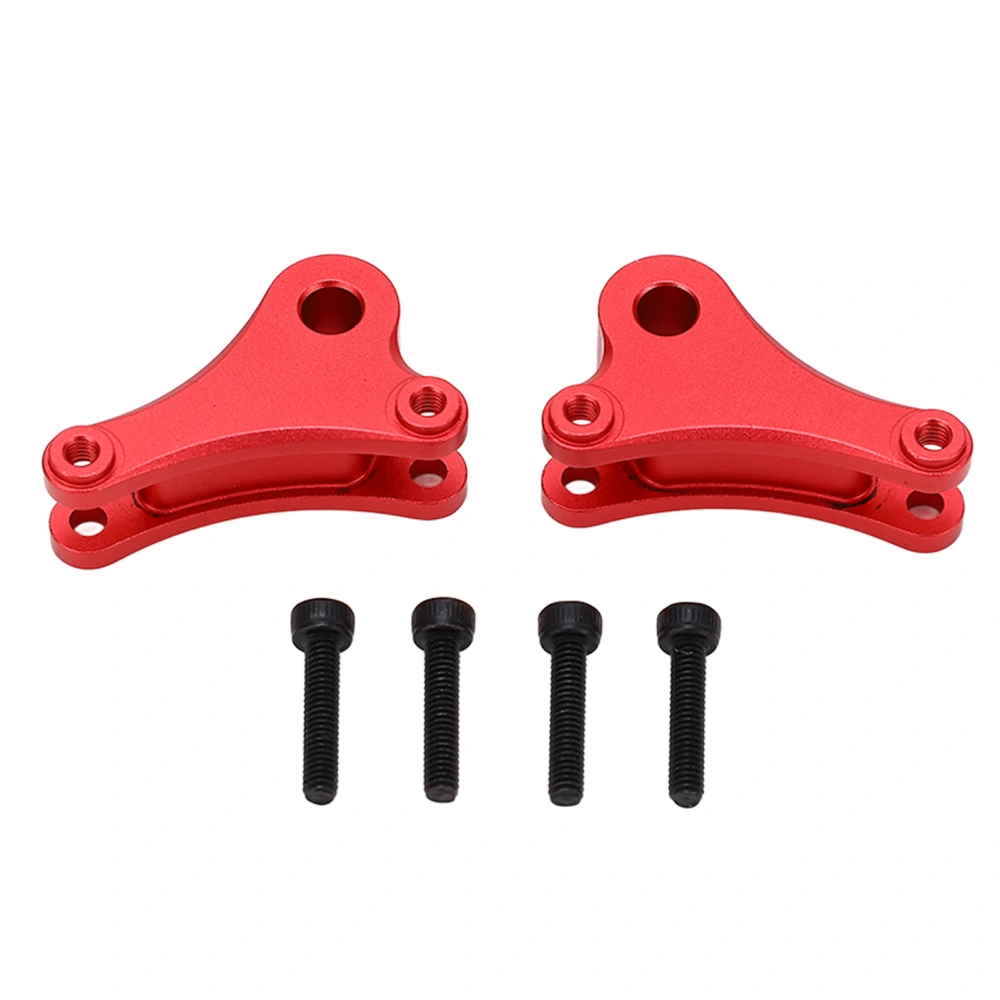 1 Pair Aluminum Alloy Front Rocker Arm Replacement Upgrade Parts Fit for Traxxas E Revo VXL 1/16 RC Car Red