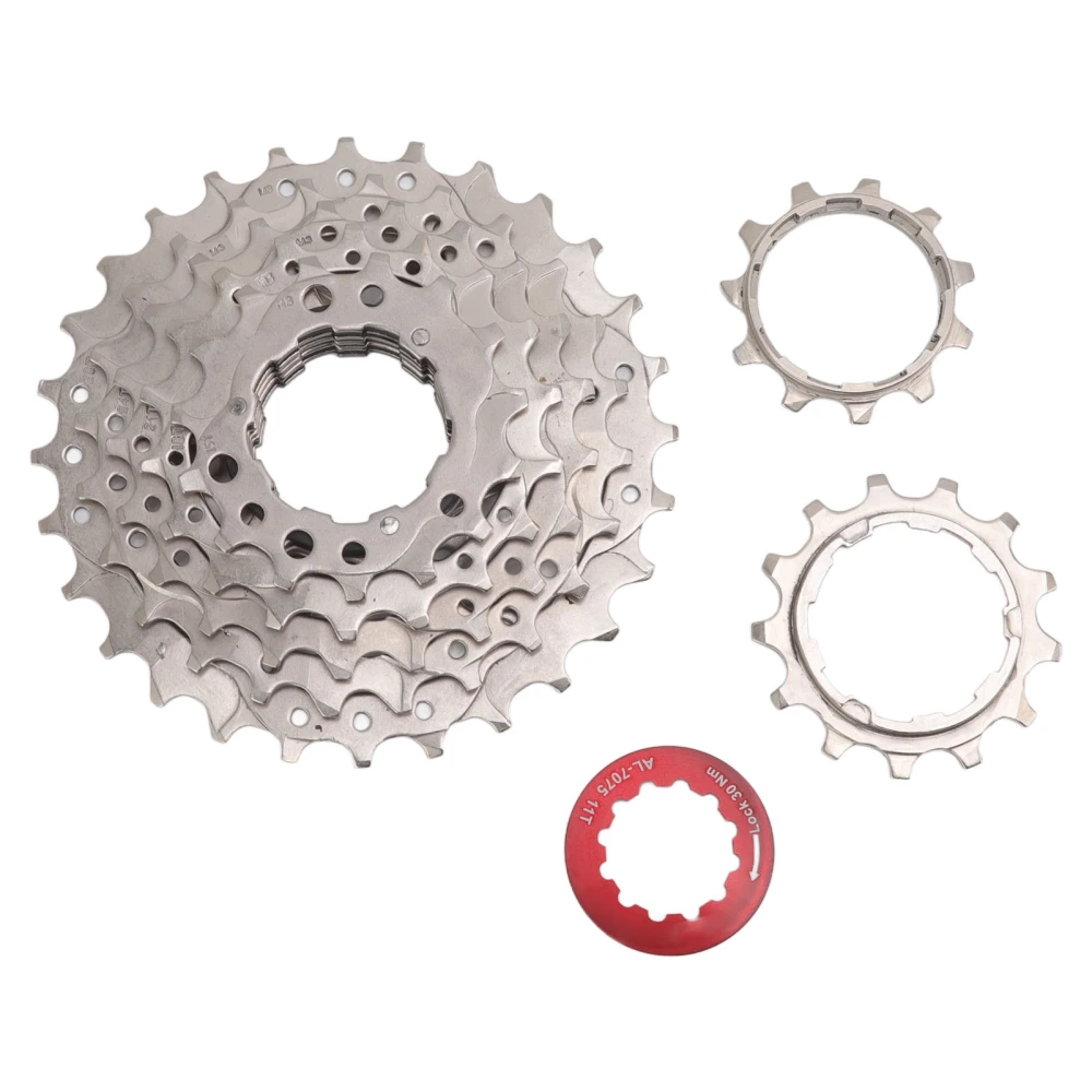 11‑28T Bike Sprocket 7 Speed Chrome Molybdenum Steel Bike Speed Cassette for Conversion Folding Bikes