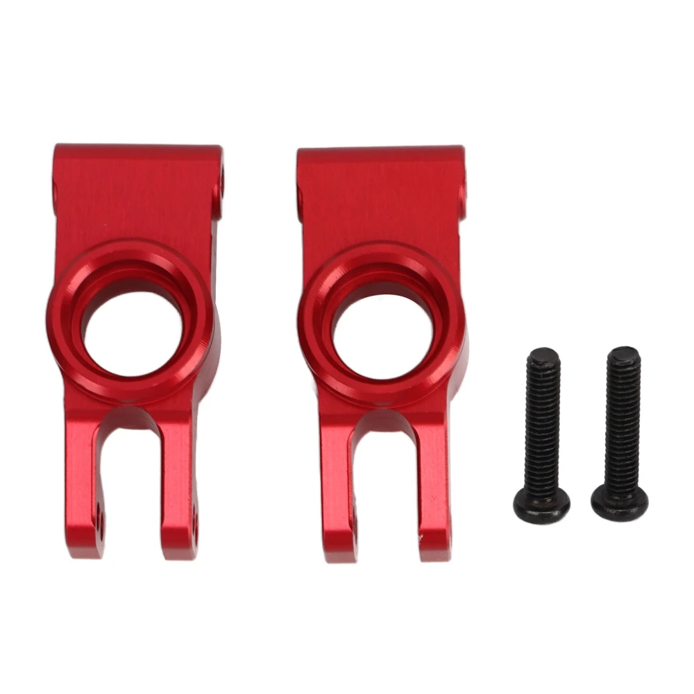 2 PCS RC Rear Axle Hub Carrier Aluminum Alloy Axle Carrier Parts for MJX 16208 16207 16210 1/16 RC Car Red