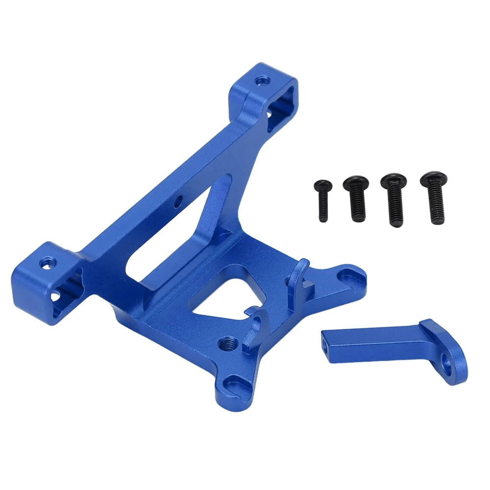 RC Car Front Bracket Mount Replacement Aluminum Front Bracket Seat for Traxxas E Revo VXL for Slash4WD for Summit 1/16 RC Cars Blue