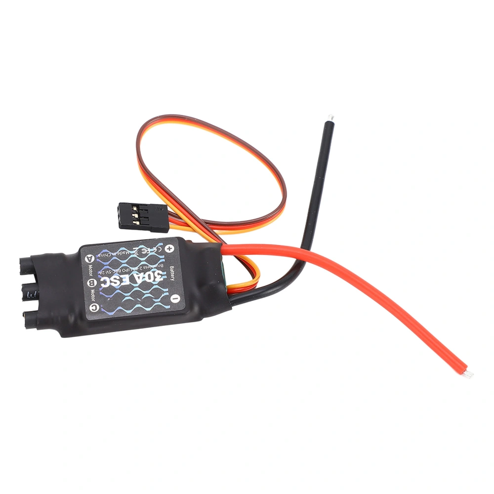 30A Brushless ESC 2‑4S Electric Speed Controller with 5V 2A BEC for RC Fixed Wing Aircraft for F450 Quad Rotor Drone