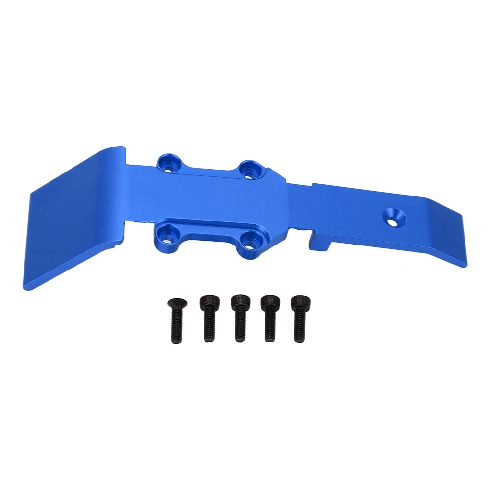 1/16 Front Skid Plate Aluminum Alloy Portable Lightweight RC Front Skid Plate for Traxxas E Revo VXL Blue