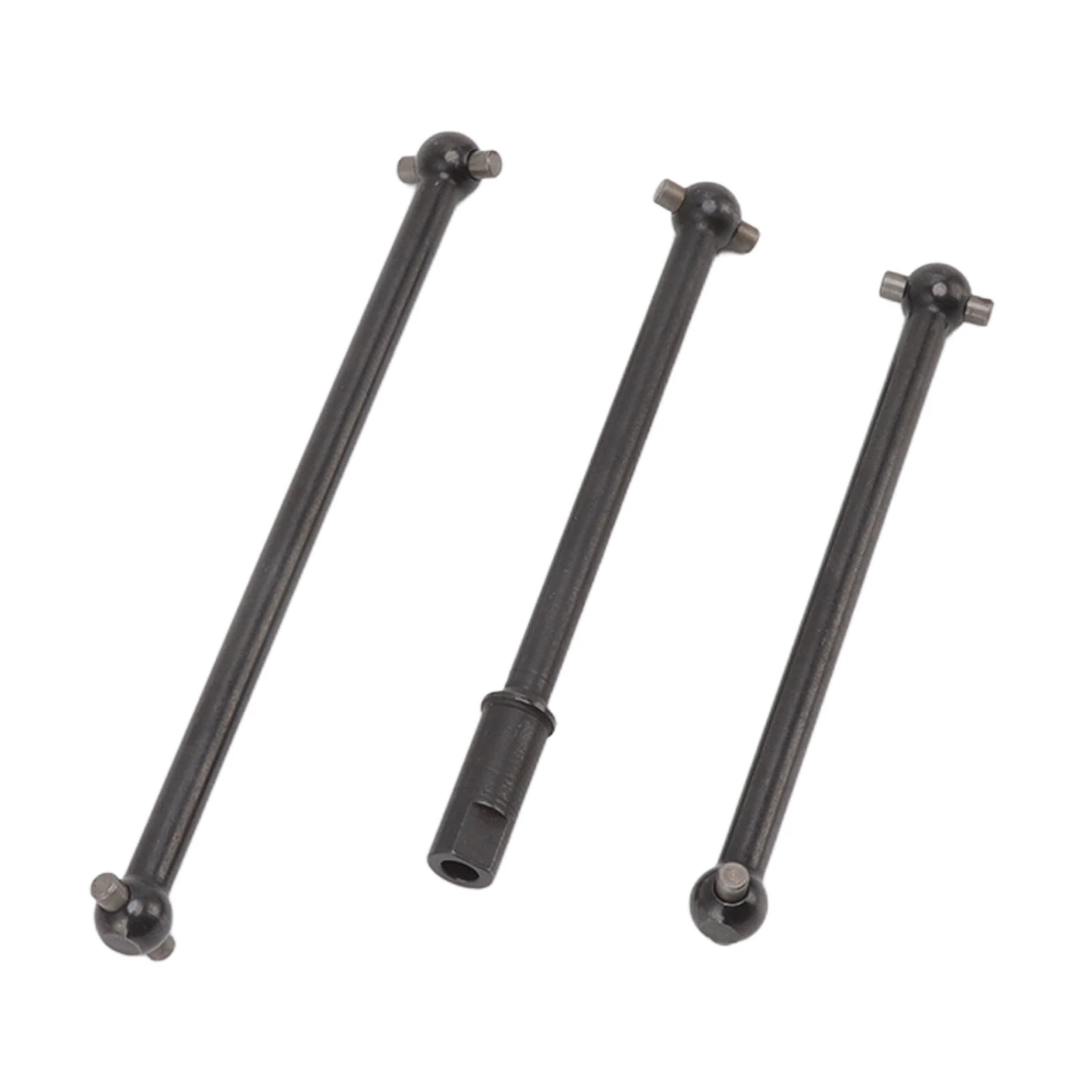 3Pcs RC Truck Centre Drive Shaft Durable Steel Stable Accurate Size RC Car Drive Shaft for ZD Racing MX 07 4WD 1/7 Truck