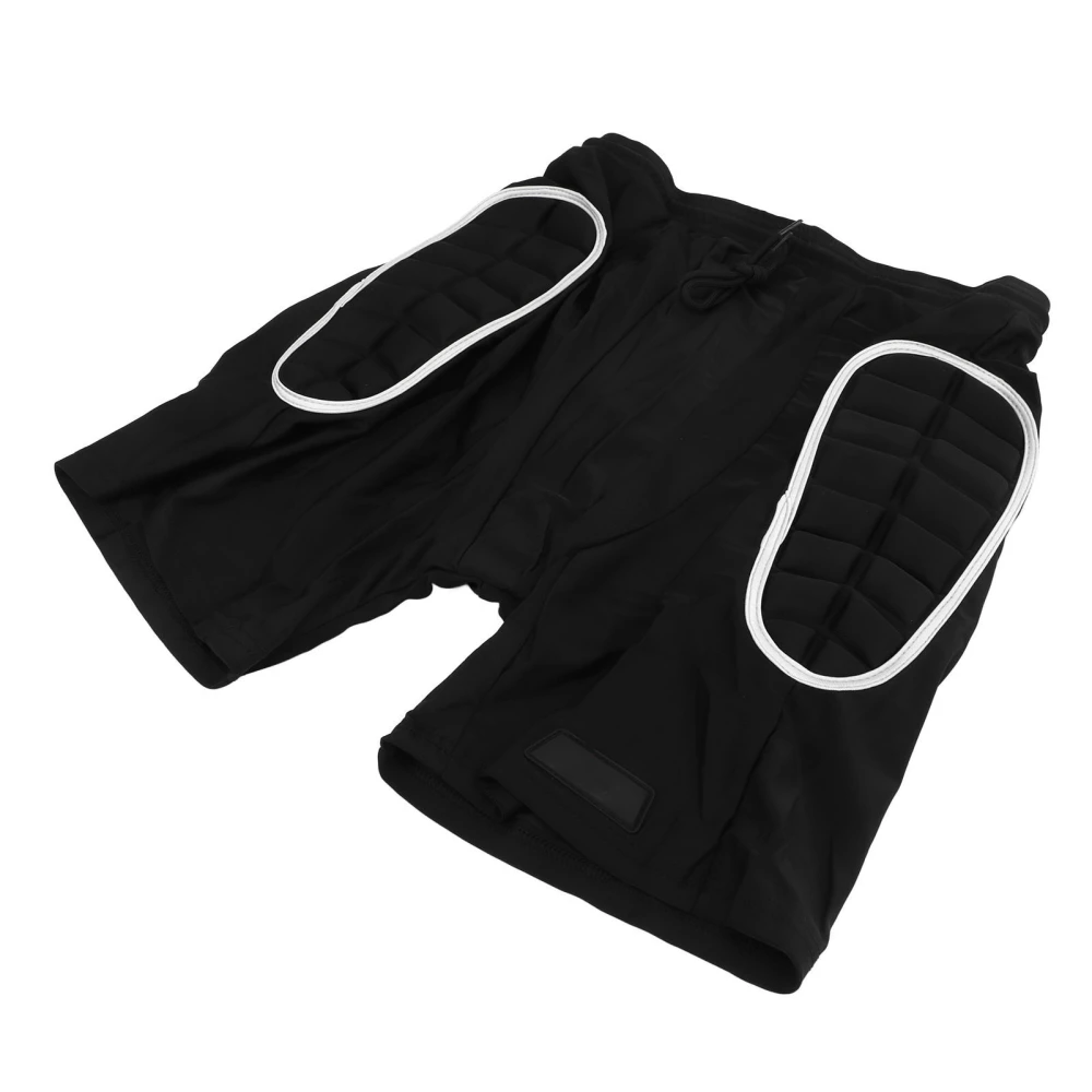 Silver Black Skiing Hip Protection Shorts Impact Resistant Breathable Skating Snowboarding Hip Short Pants XL