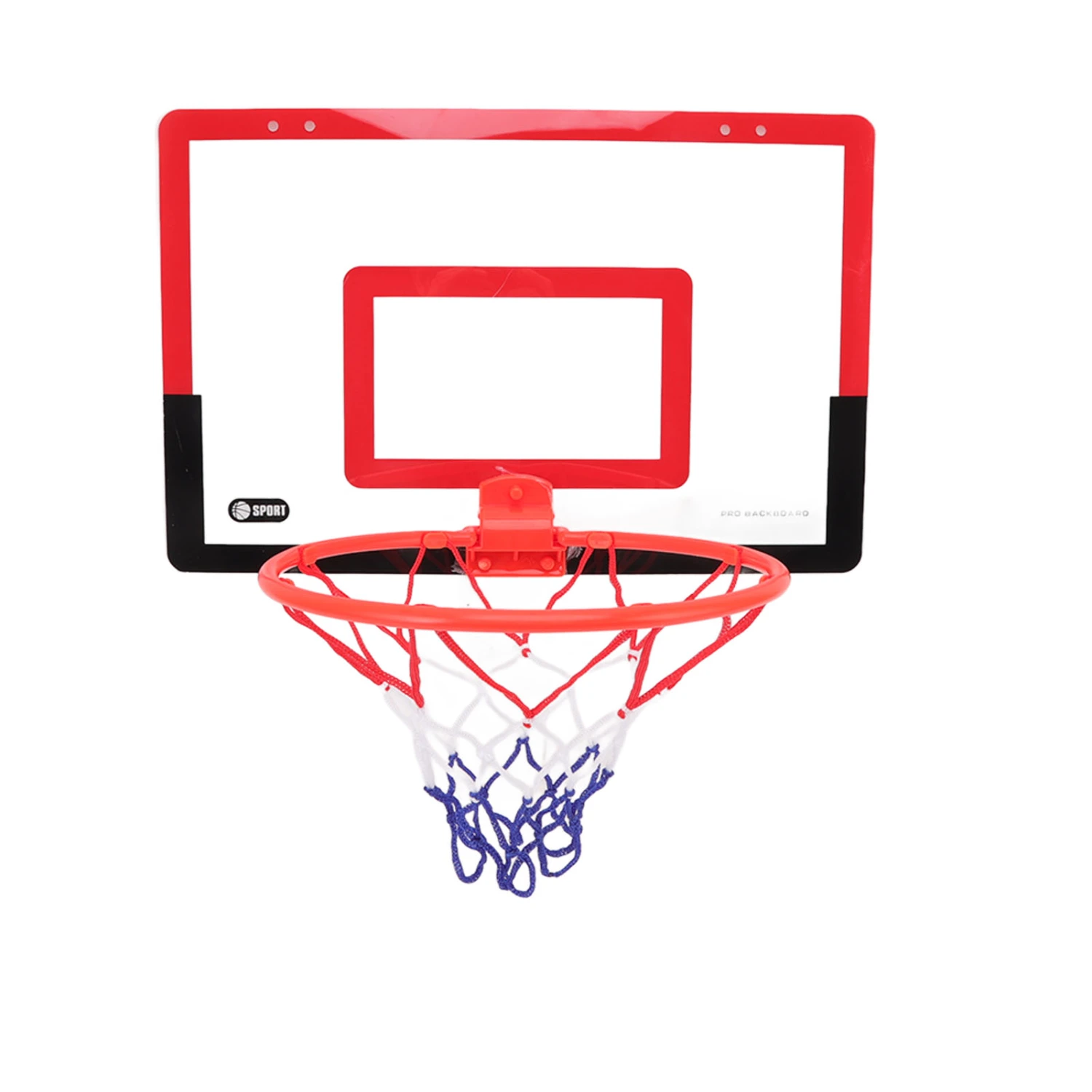 Mini Basketball Hoop Set Hole Free Mounting Bounce Design Red Black Indoor Parent Child Interaction Basketball Toy