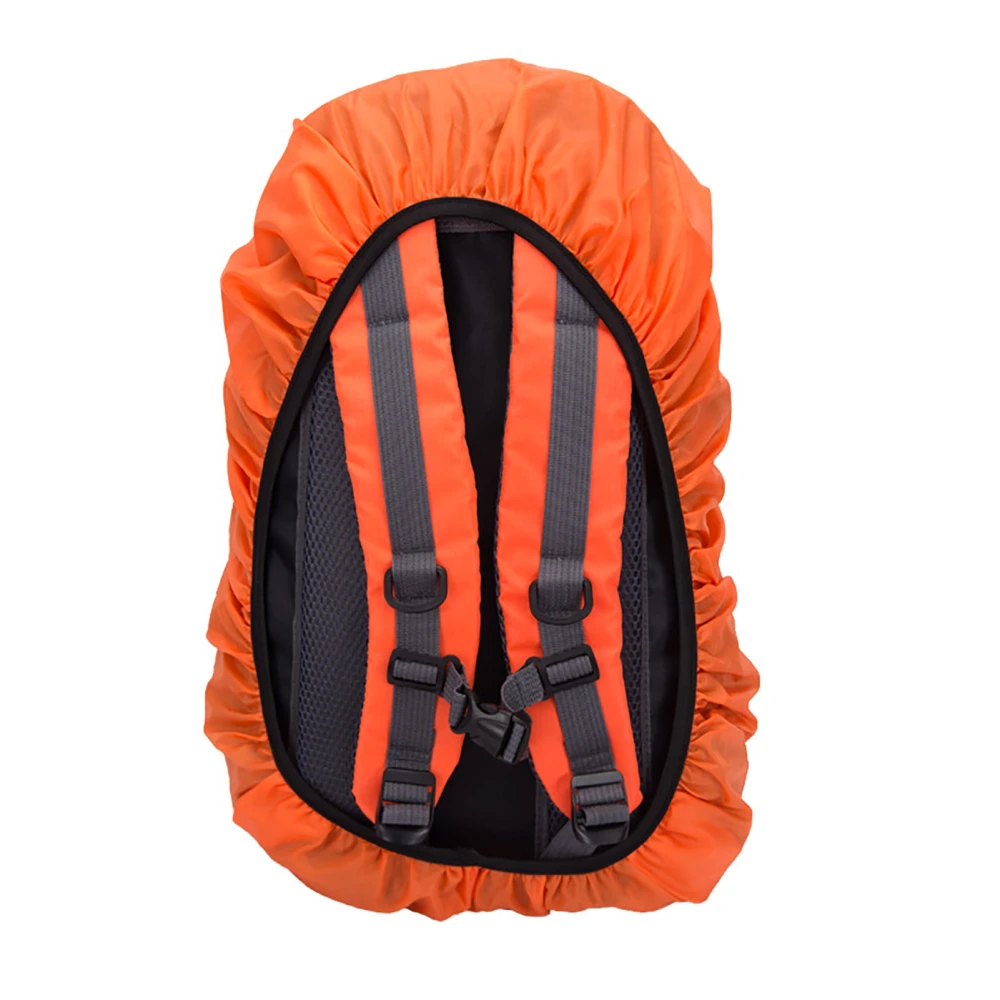 Backpack Rain Cover Outdoor Mountaineering Bag Waterproof Cover Portable Backpack Cover Orange