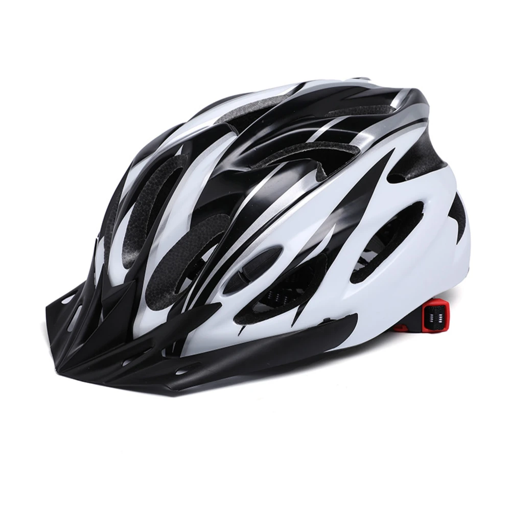 Bike Helmet Head Protection Safety Helmet EPS PC Cycling Riding Accessory for Men Women Black White