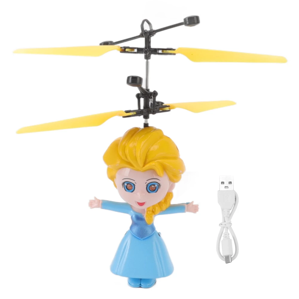 Induction Flying Quadcopter Dolls Princess RC Flying Ball Drone Toys Kids Interactive RC Fly Aircraft for Boys Girls