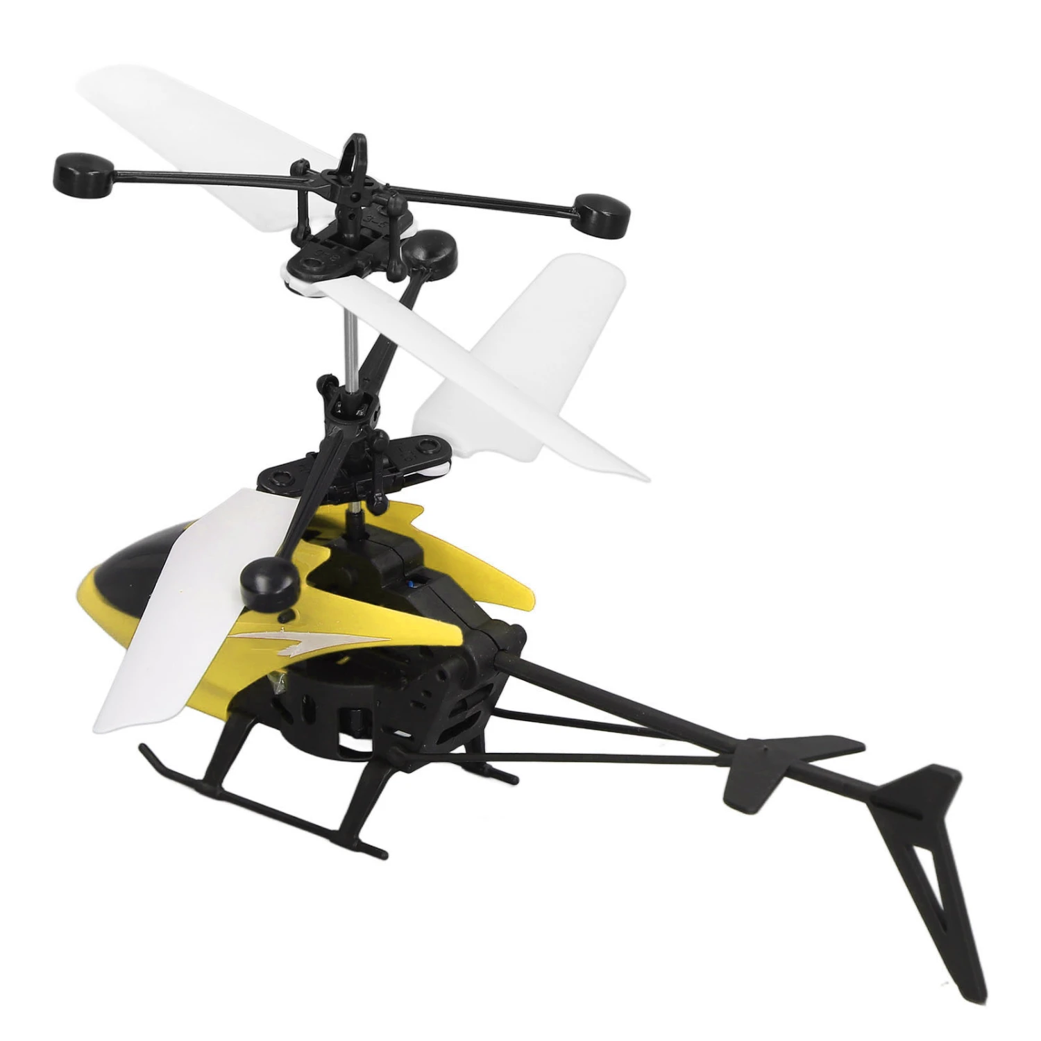 Mini RC Helicopter Stable Rotation Speed Reinforcement Treatment Luminous Drop Resistant Induction Helicopter Toy Yellow
