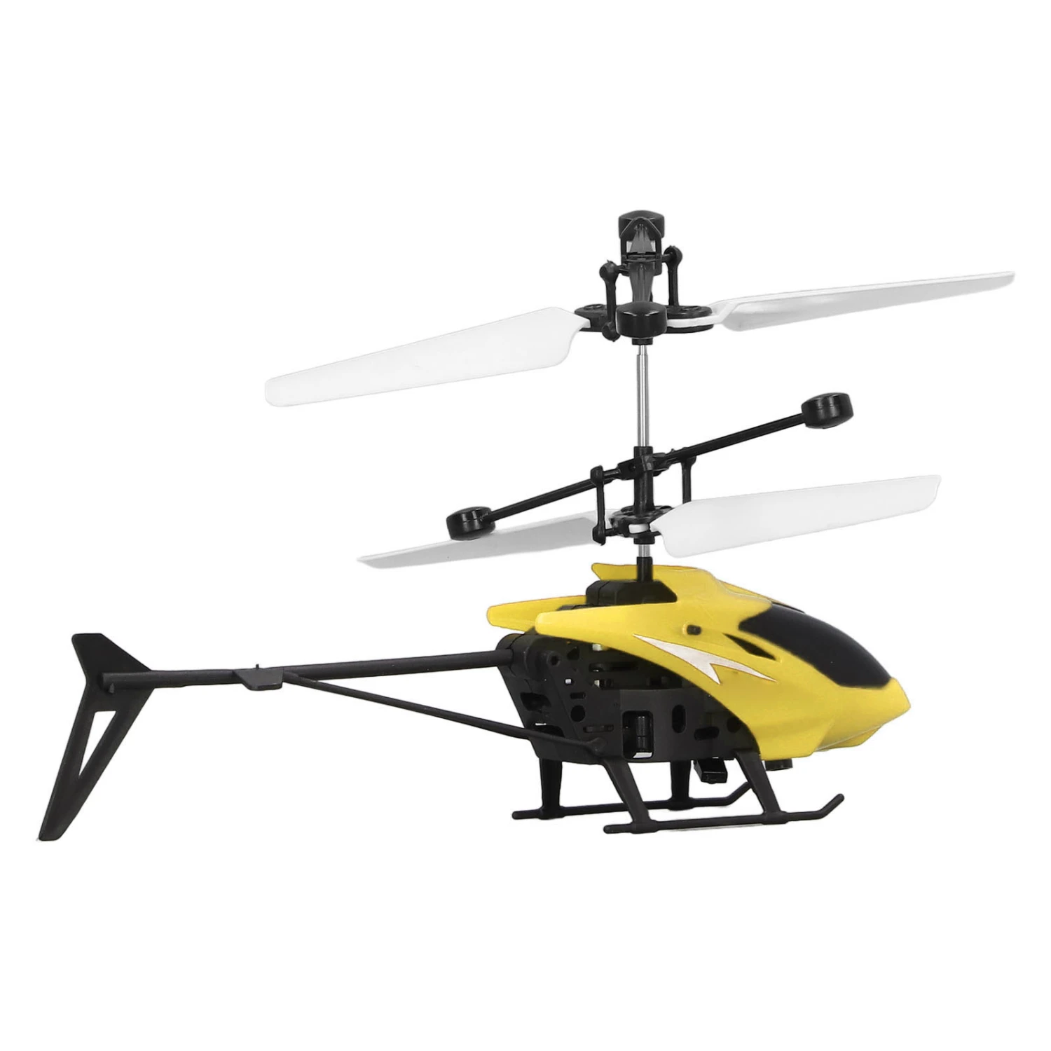 Mini RC Helicopter Stable Rotation Speed Reinforcement Treatment Luminous Drop Resistant Induction Helicopter Toy Yellow