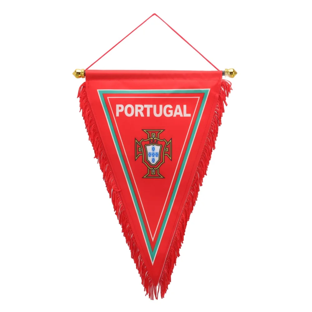 2022 Soccer Match Pennant Waterproof Soccer Competition National Team Hanging Flags for Room Bar Decoration