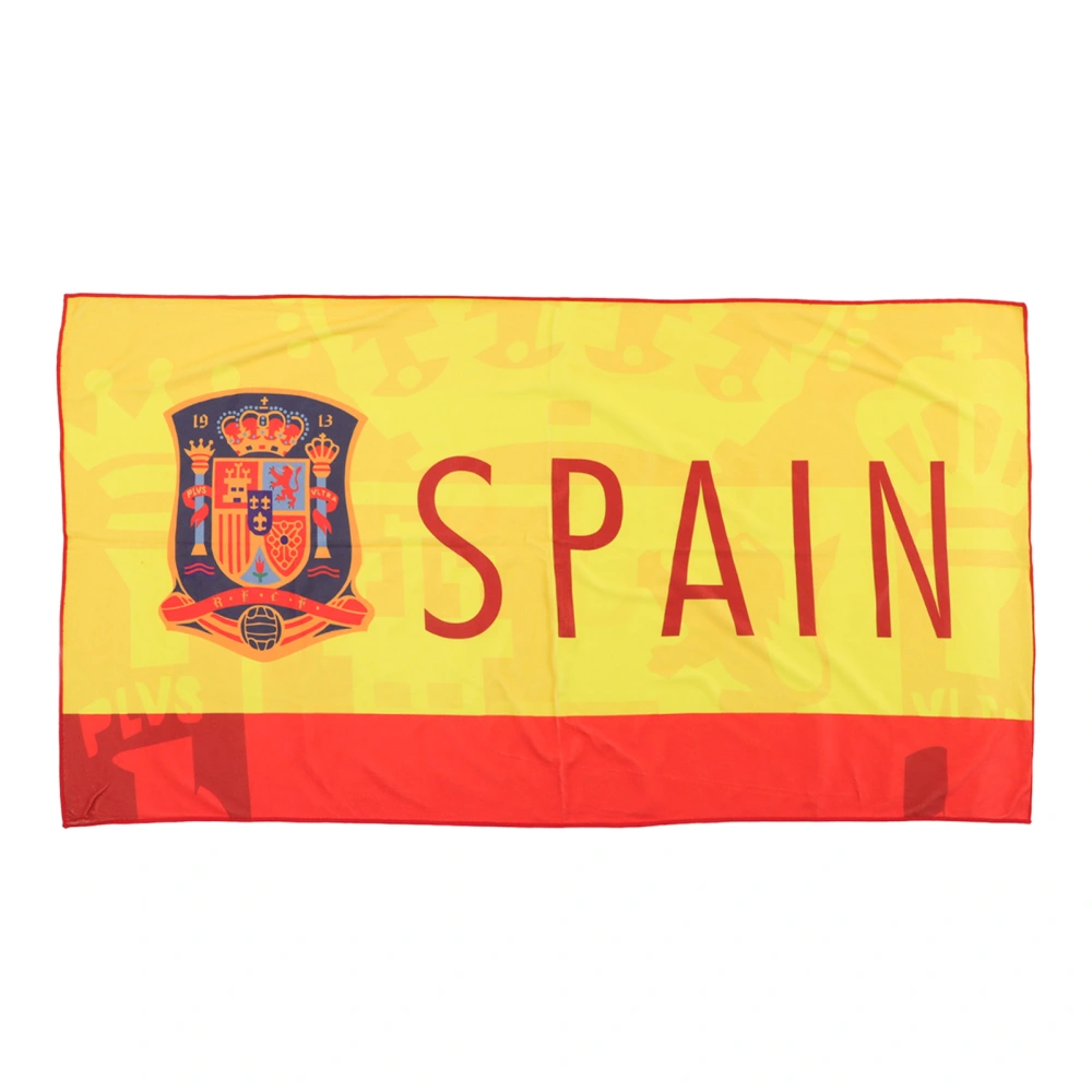 2022 Bath Towel National Team Sign Country Flag Beach Towel 140x72cm for Gifts Fans