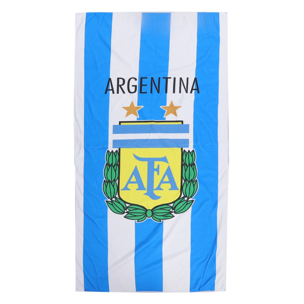 2022 Bath Towel National Team Sign Country Flag Beach Towel 140x72cm for Gifts Fans