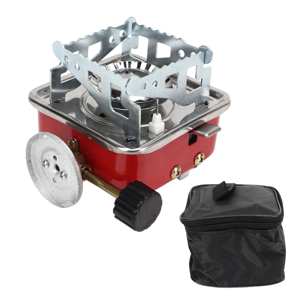 2800W Camping Stove Electronic Ignition Portable Butane Gas Stove with Storage Bag for Outdoor Picnic Barbecue