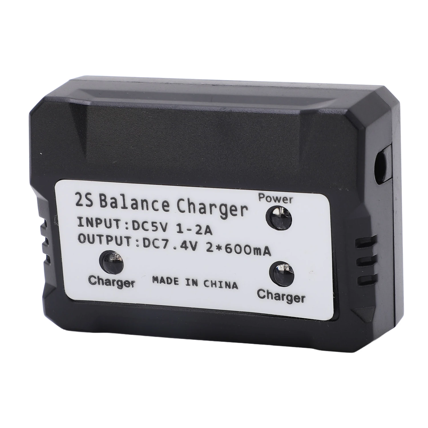 2S Balance Charger 7.4V LiPo Battery Charger for Wltoys RC Car Boat Plane Toy Black