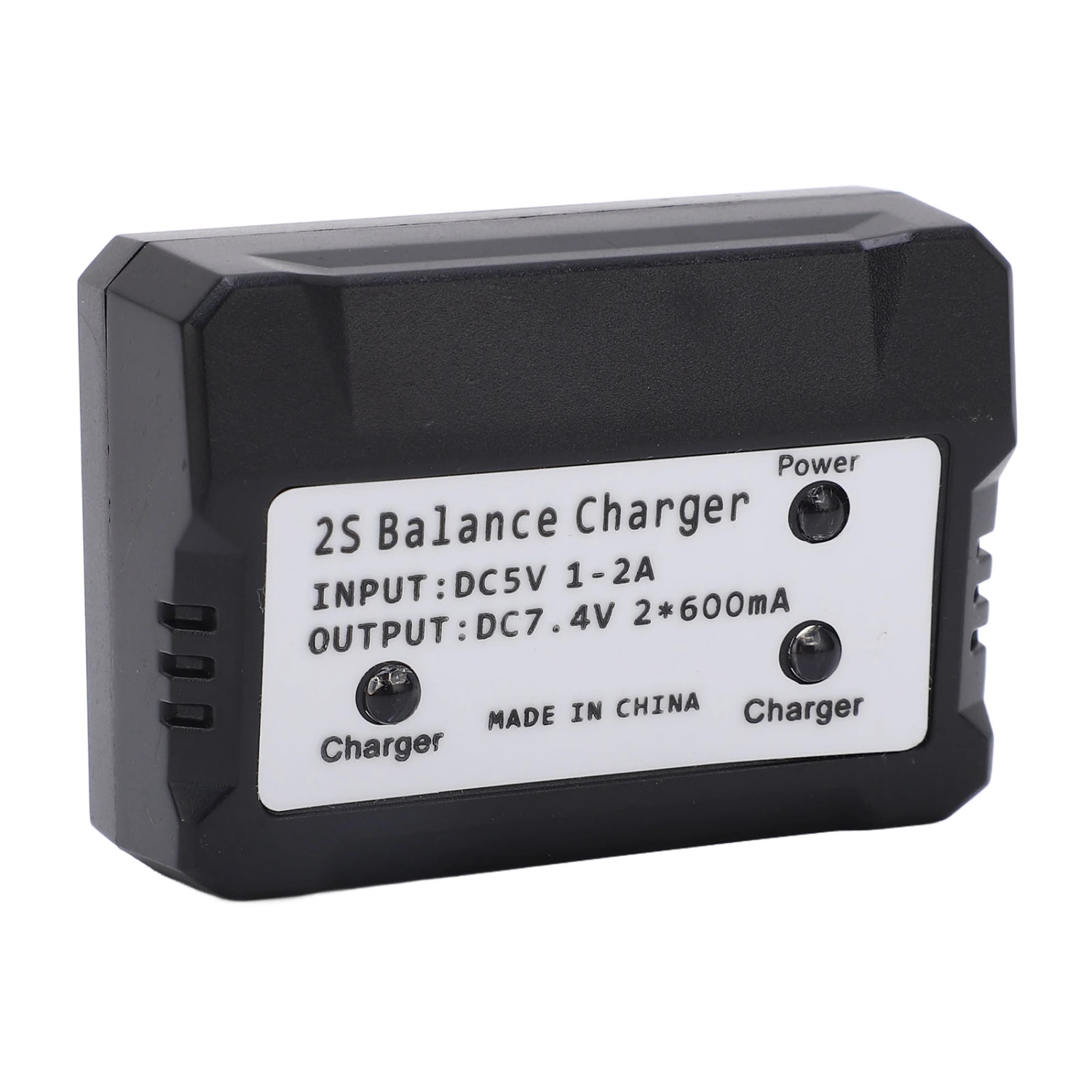 2S Balance Charger 7.4V LiPo Battery Charger for Wltoys RC Car Boat Plane Toy Black