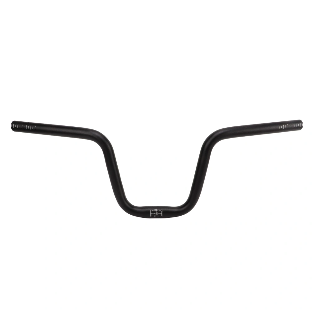 Mountain Bike Handlebar 25.4mm Diameter 580mm Extra Long Handlebar Aluminum Alloy Folding Road Bike Riser Bar 160mm / 6.3in Height