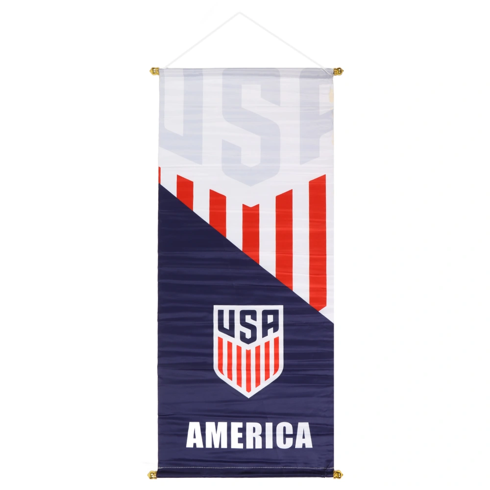 2022 Soccer Flag Soccer Fans Hanging Flags for Bar School Sports Club Garden Lobby Decoration