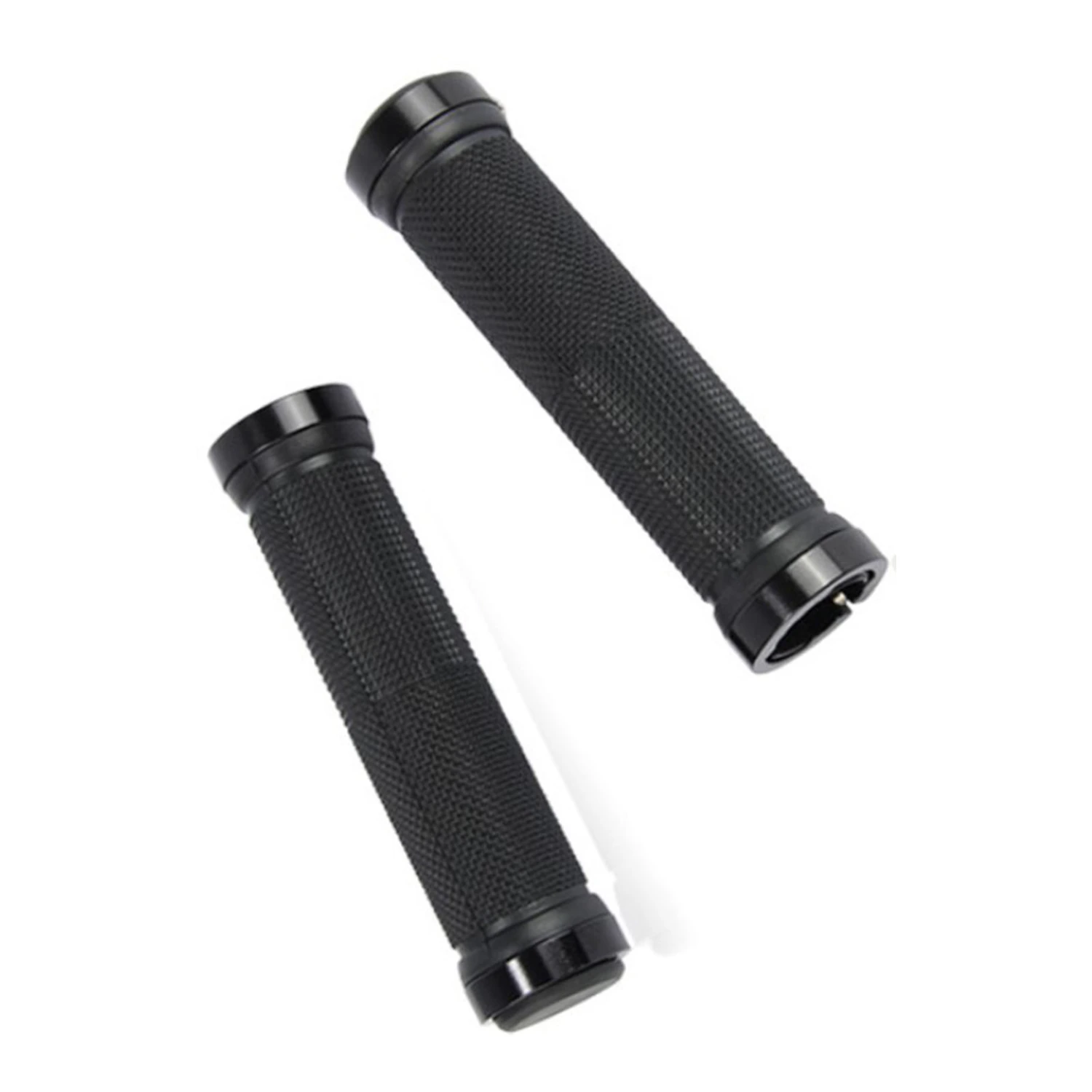 2Pcs Bike Handlebar Grips Shockproof Slip Resistant Rubber Bike Handle Grips for Road Bike Mountain Bike
