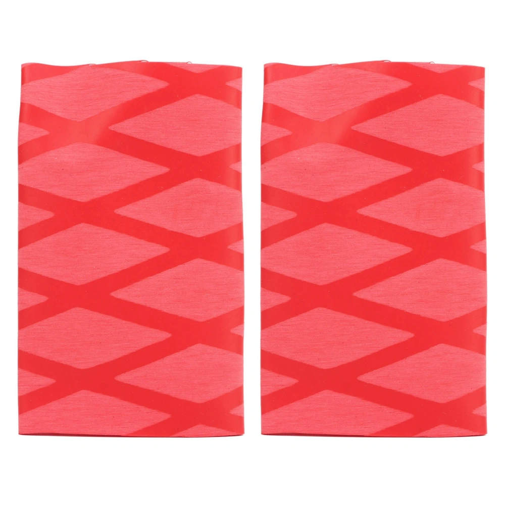 2 Pcs Table Tennis Racket Soft Grip Tape Ping Pong Bat Grips Sweatband Heat Shrinkable Anti Slip Handle Tape Red