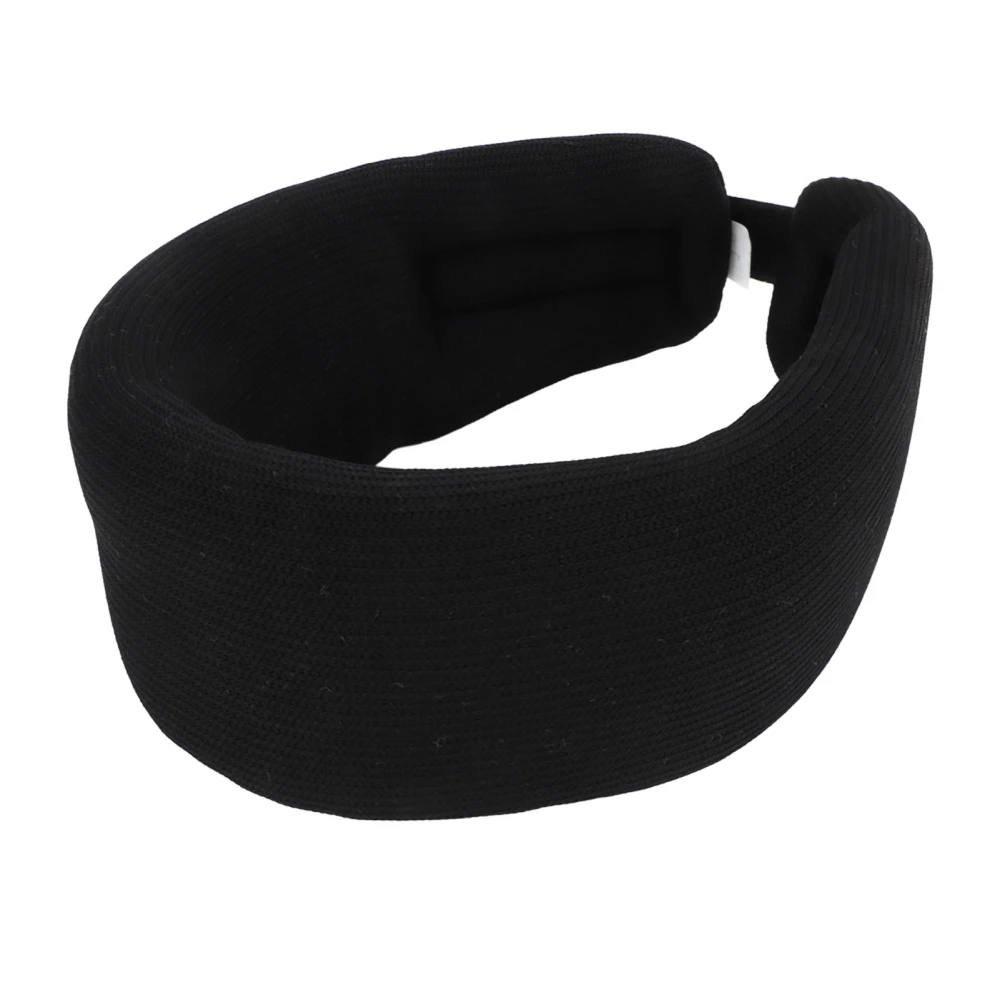 Adjustable Neck Brace Soft Neck Support Foam Cervical Collar for Neck Pain Spine Pressure for Home Black L