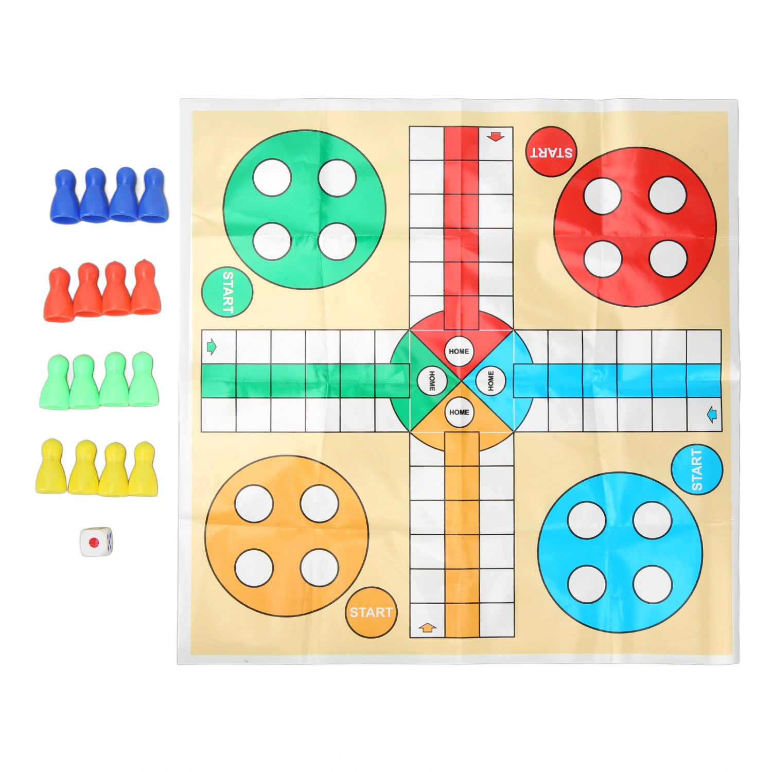 Children Fun Board Game Chess Set Plastic Portable Wear Resistance Chessboard Game Toy for Party Type 3