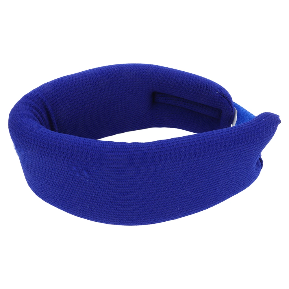 Foam Neck Brace Adjustable Neck Cervical Support Brace for Neck Pain Pressure Soft Cervical Collar for Home Dark Blue M